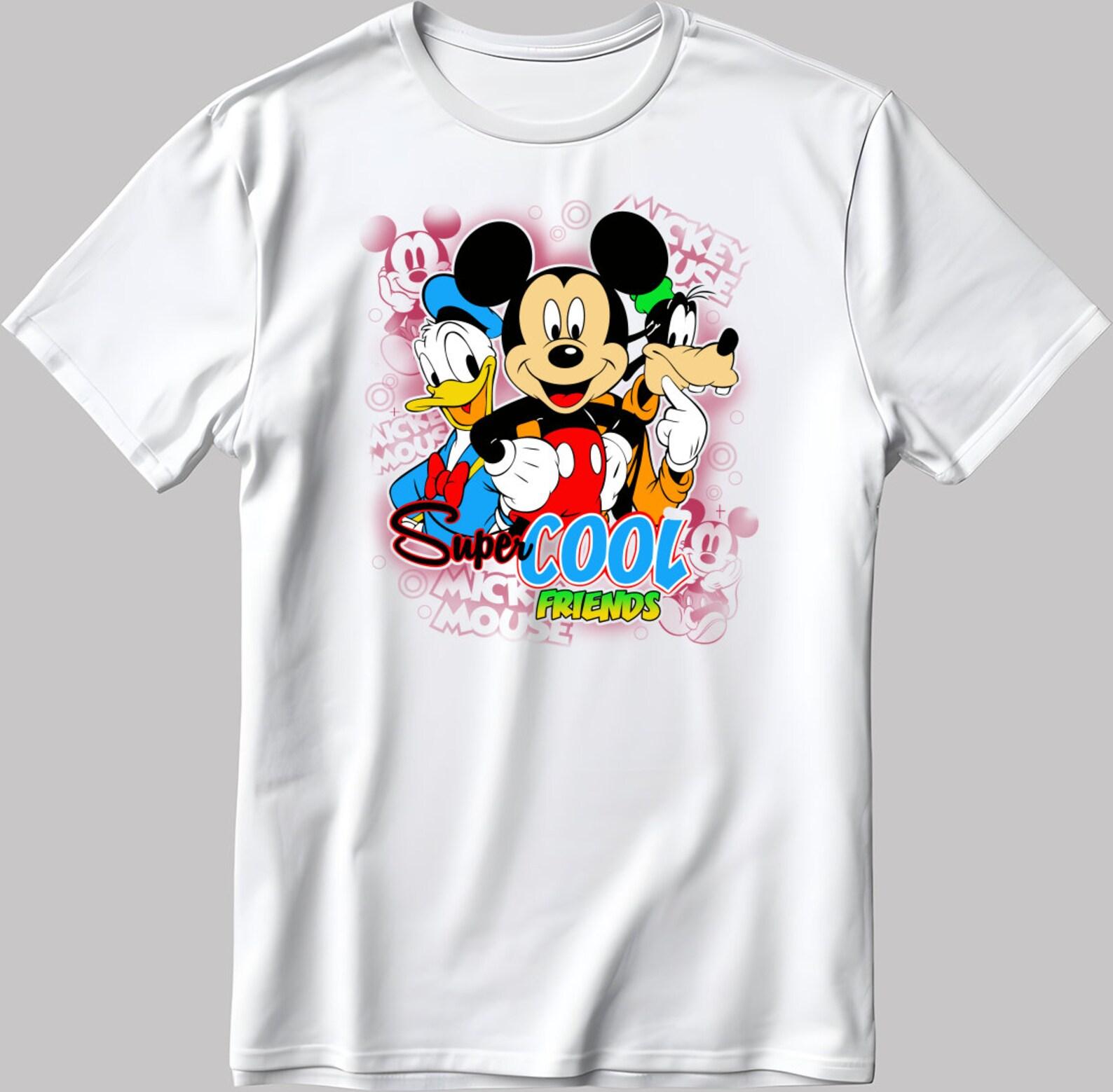 Disney Mickey, Donald, Goofy T-Shirt - Friends Tee N135 M