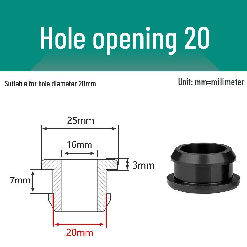 Anello passante protettore per cavi in silicone