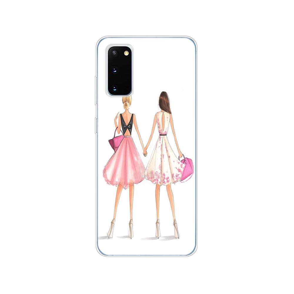 

Чехол для samsung galaxy S20 PLUS Ultra S10 lite Чехол для телефона samsung note 10 plus lite Красивое платье Love Shopping Girl Samsung S10 lite