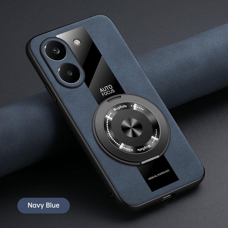 Luxury Busienss PU Leather Case For Xiaomi POCO X8 Pro Max X7 F8 Ultra F7 Note 15 Pro Plus Magnetic Bracket Anti-drop Back Cover