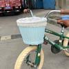 Hand-Woven Rattan-Style Detachable Bicycle Storage Basket for Children's Scooters - Small, Lidless