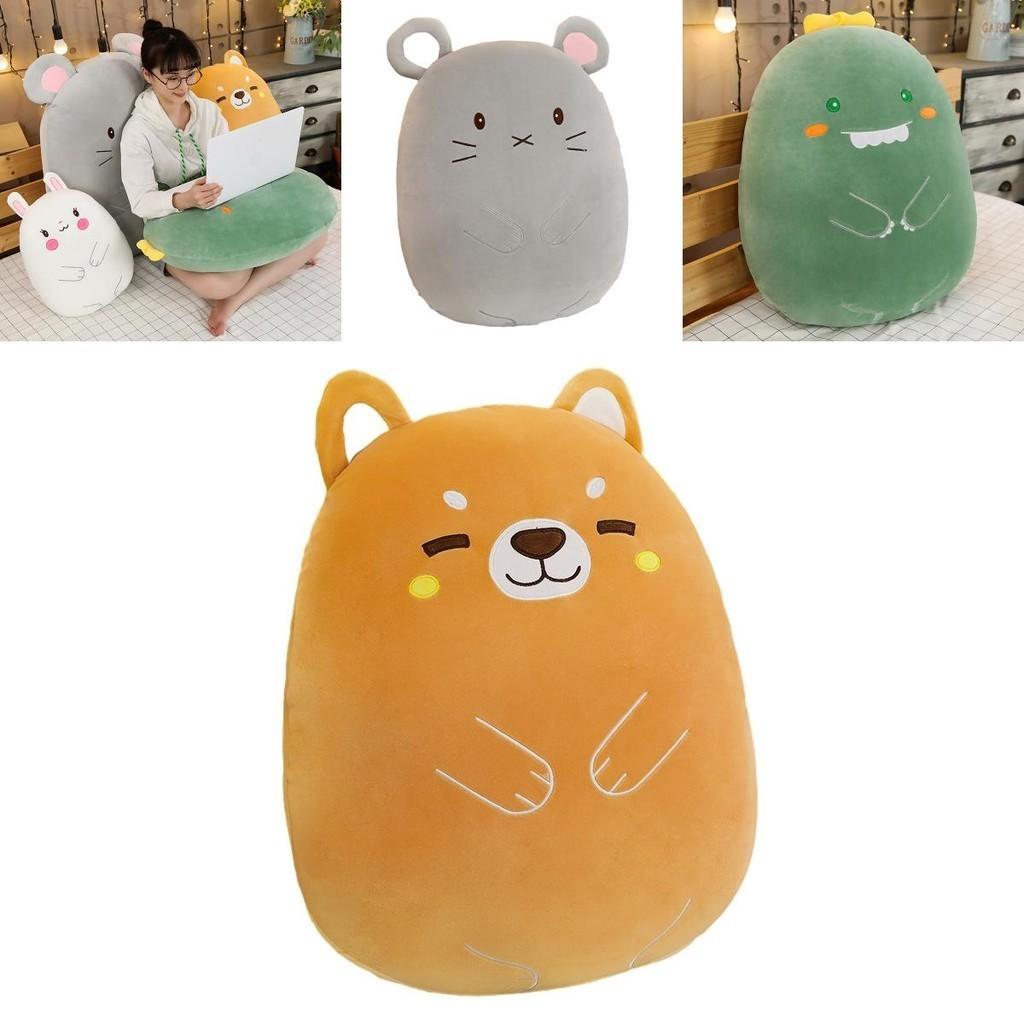 Cute Dinosaur Rabbit Pig Cartoon Animal Plush Toy Pillow For Girls Soft And Cuddly Stuffed Doll