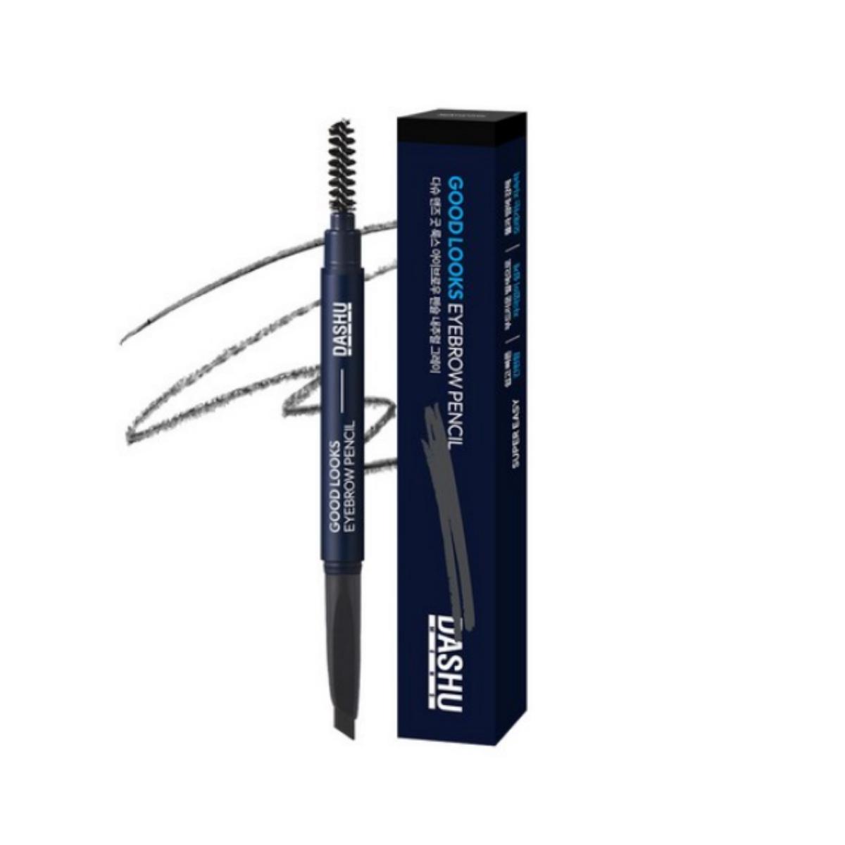 

Dashu Men’s Good Looks Eyebrow Pencil, Natural Gray, 0.3g, 1pc
