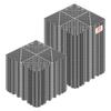 Interlocking Drainage Mats, 310 X 310 Mm, Modular Garage Flooring Tiles, Non-Slip PP Drainage Floor Tiles, Self-Draining, Easy Installation