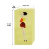 Box Decor Supplies Funny Retro Dispensive Lady Jirt for Dining Room Compt