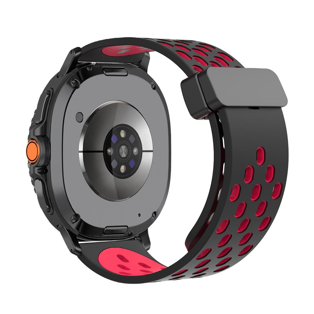 Magnetický řemínek pro Samsung Galaxy Watch 8 Classic 46mm Silikonový Sportovní Prodyšný Correa Náramek Galaxy Watch 8 44mm 40mm Řemínek