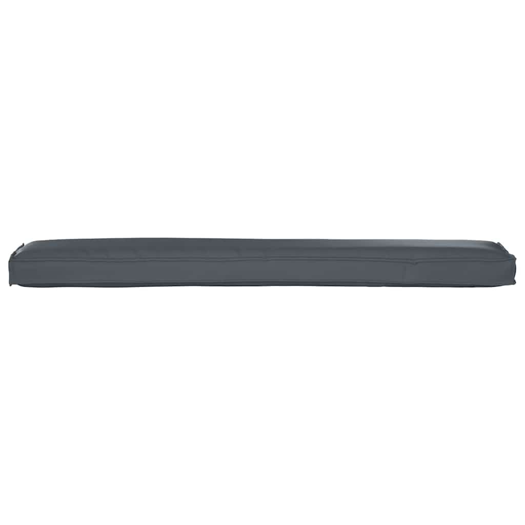 Pallet Cushion Set 2 Pcs Anthracite 200 X 40 X 8 Cm Oxford Fabric