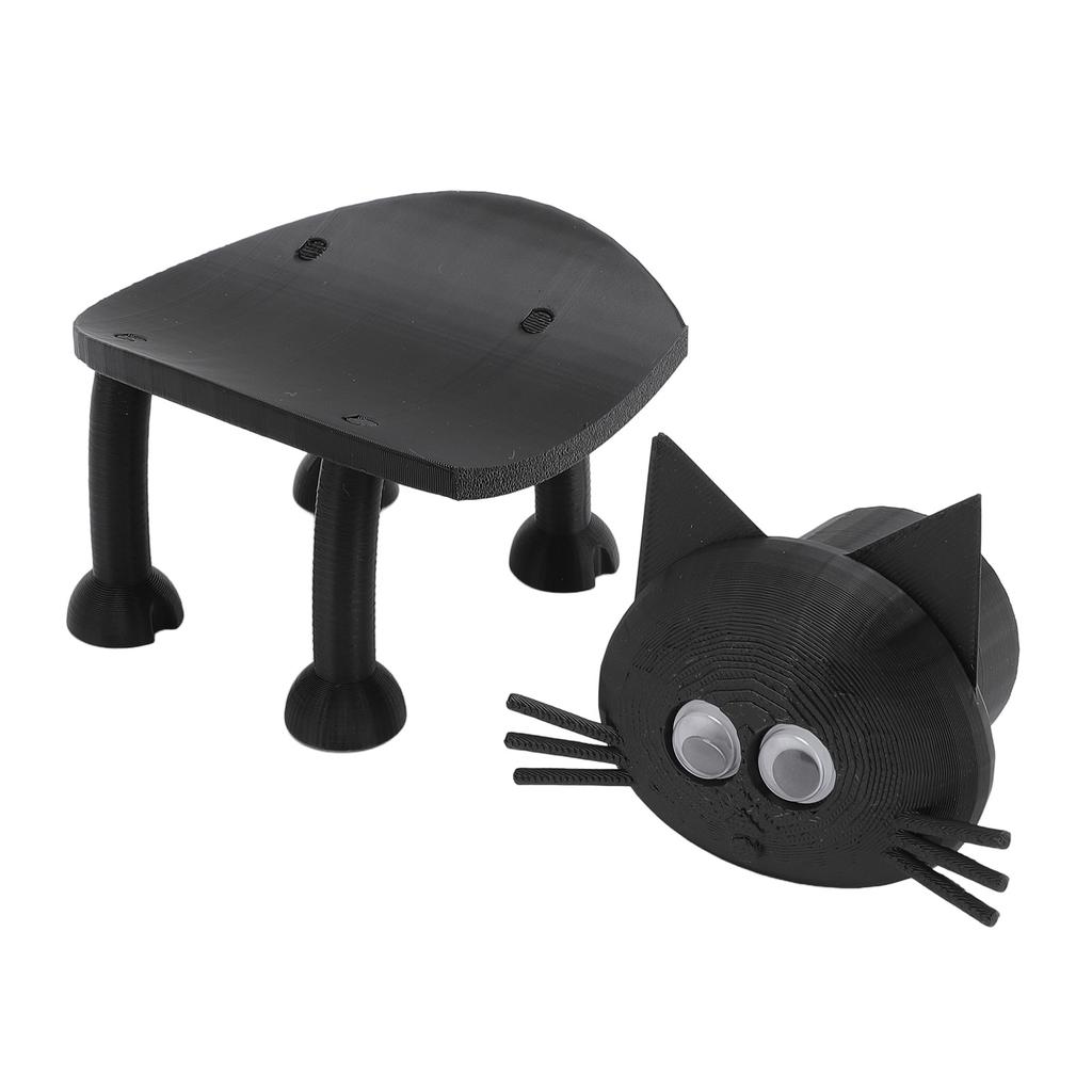 3 Stück Schwarze Katze Toilettenpapierhalter Set Lustiges Tier Toilettenpapier Aufbewahrungsständer für Badezimmer Küche Toilettenpapierrollen Aufbewahrungsorganisator