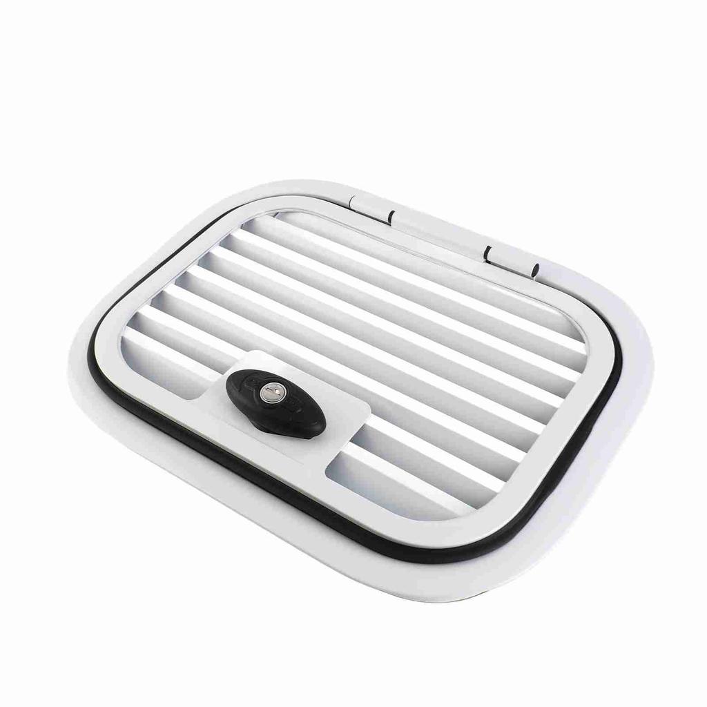 16x12 Zoll Wohnmobil-Stauraumklappe mit belüftetem Gitter, strapazierfähige Aluminiumlegierung