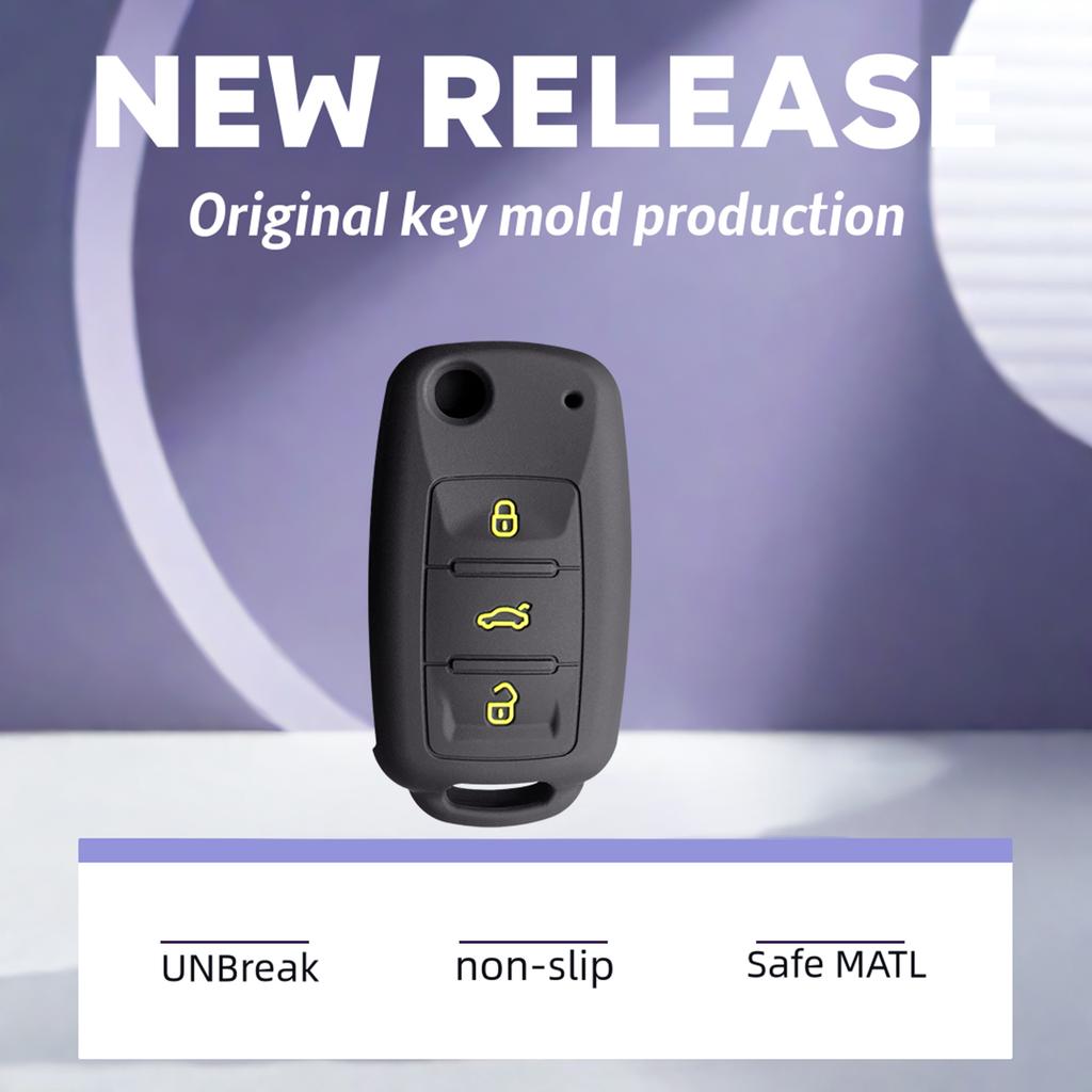 For Vw Golf 7 Beetle Passat B8 Polo Seat Leon Mk4 Ibiza Arona Ateca Skoda Octavia Karoq Superb 3 Kodiaq Rapid Car Key Case Cover