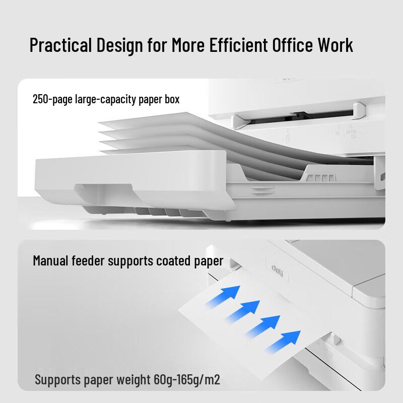 Deli DM31DNL Laser Multifunction Printer CN plug (adapter included)