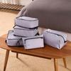 TABITORA Travel Compression Bag for Clothing Storage Zipper Convenient for Business Set of 3 Pouch, Travel, Pouch, Closure, Trips, Compact, Purple,