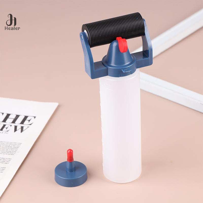 Klebstoffapplikator Roller Spender 8oz PE Kunststoff Applikatorflasche Holzleimflasche für Holzbearbeitung Malzubehör Wand