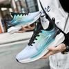 Men Running Shoes Mesh Breathable Outdoor Sports Flat Casual Comfortable Tennis Shoes Lace-up Trendy Sneakers for Man