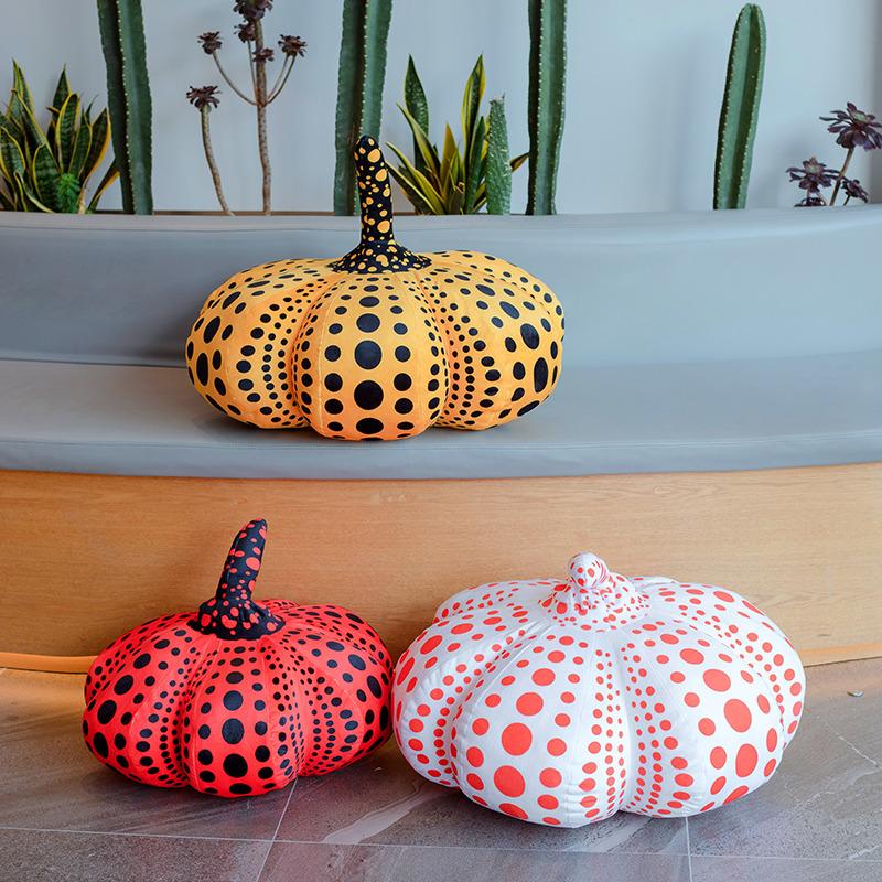 

Волновая точка, игрушка в виде тыквы, Yayoi Kusama, та же тыква, декоративная подушка на Хэллоуин, кукла, детские игрушки, домашний диван, декоративная подушка 25cm