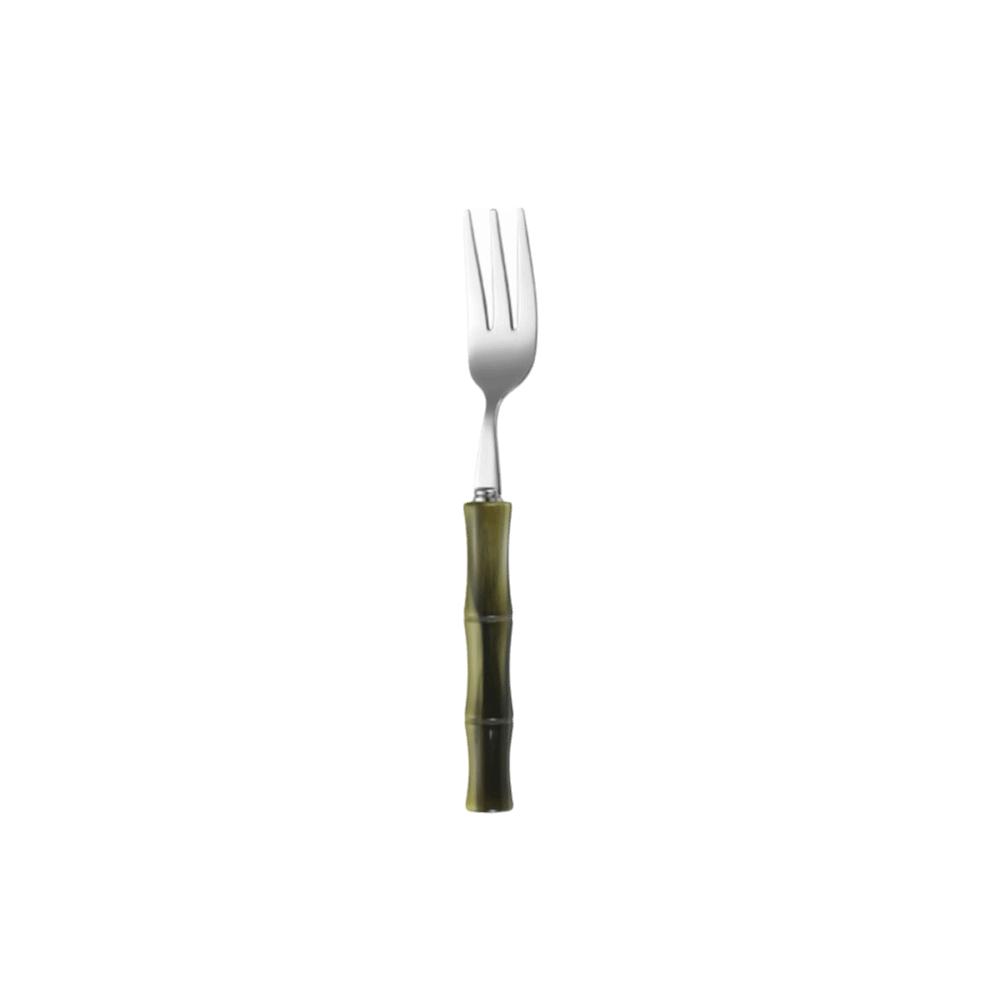 Bamboo Shape Handle Fork and Spoon 304 Stainless Steel Bamboo Handle Cutlery Home Kitchen
