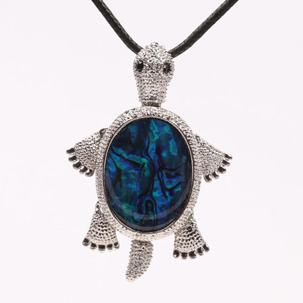 Shell Material Turtle Necklace Stylish Pendant Ornament Christmas New Year Birthday Gift