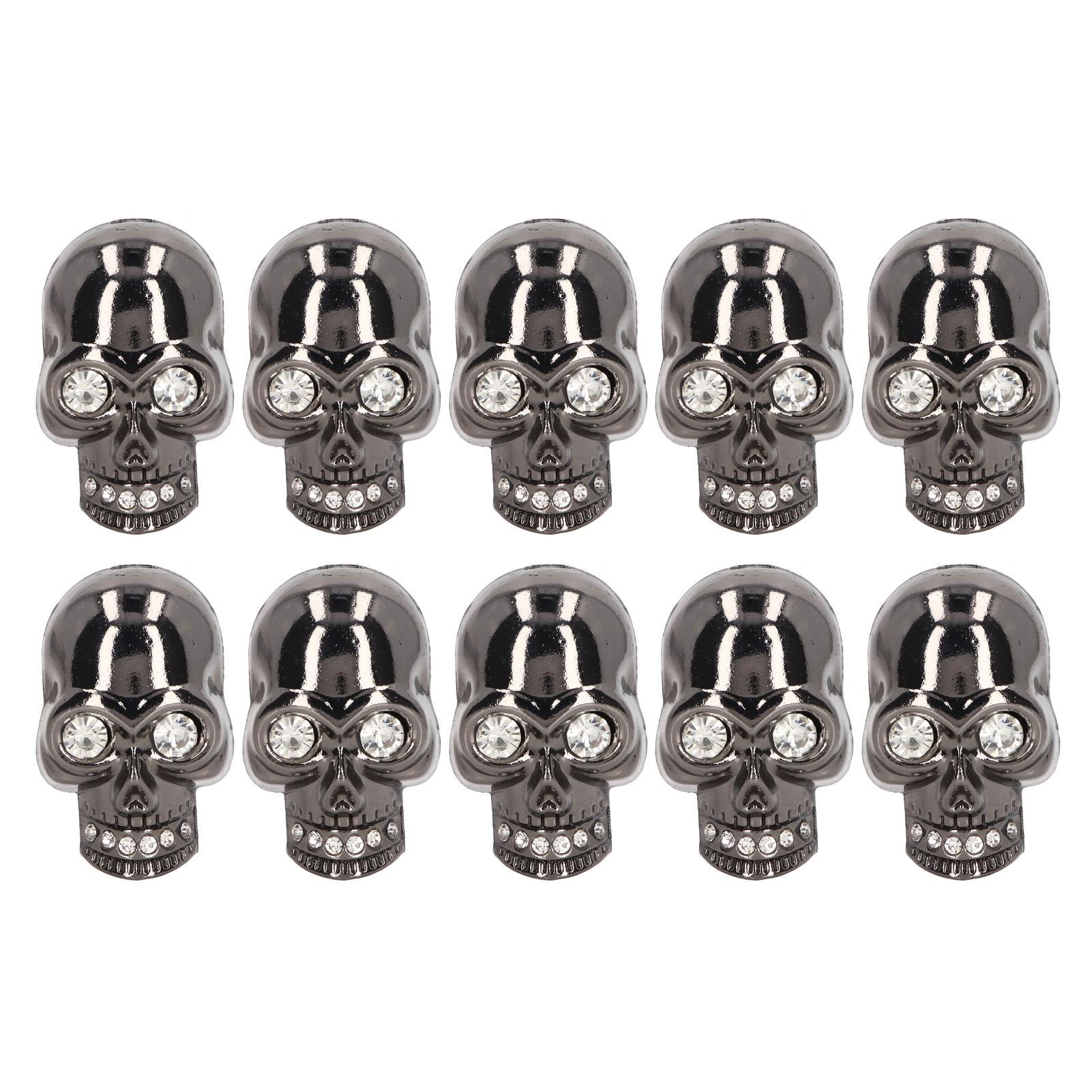 

10 шт. заклепок в виде черепа в готическом стиле, модные аксессуары в виде черепа для самостоятельной сборки обуви, одежды, сумок