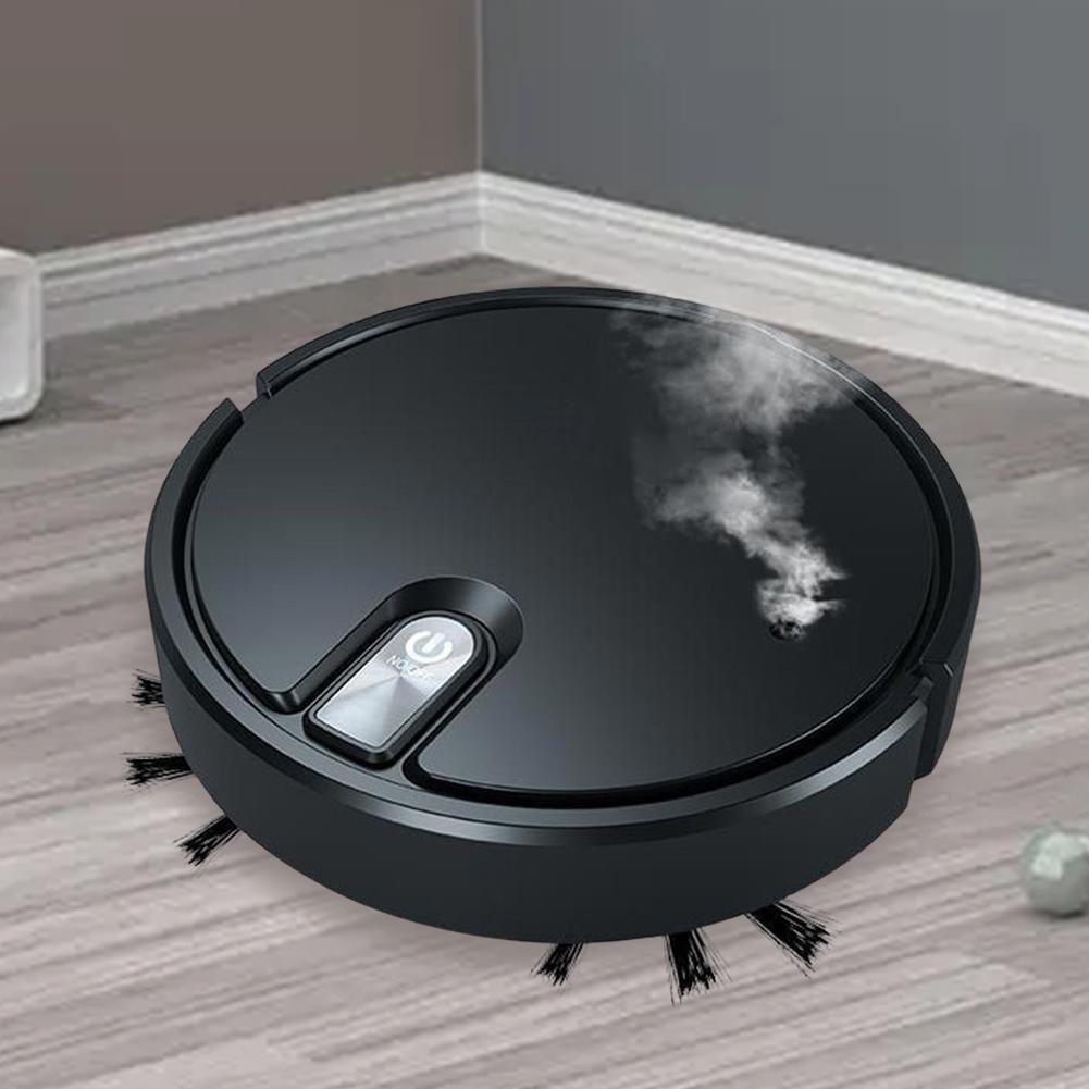 Robot Spazzante Intelligente 3-in-1 Aspirapolvere Automatico 1200 mAh Robot Lavapavimenti per la Casa Basso Rumore Elettronica per la Casa
