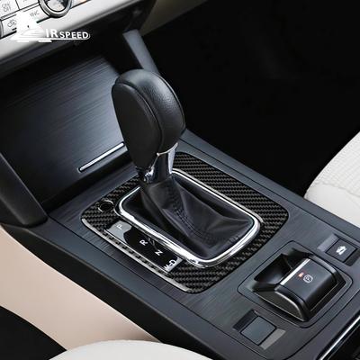 Real Carbon Fiber For Subaru Legacy Outback 2015 2016 2017 2018 2019 Accessories LHD RHD Car Gear Shift Panel Sticker Trim