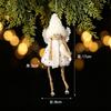 New Christmas decorative sequins pentagram Santa Claus pendant home Christmas tree decoration pendant
