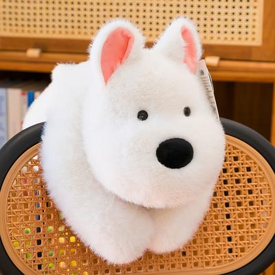 West Highland Plush Doll Cute Little West Highland Toys Children Sleep with Comfort Dolls