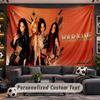 Wall Hanging Tapestry Custom Nameaespa Pattern Personalized Printed Fabric Wall Decor