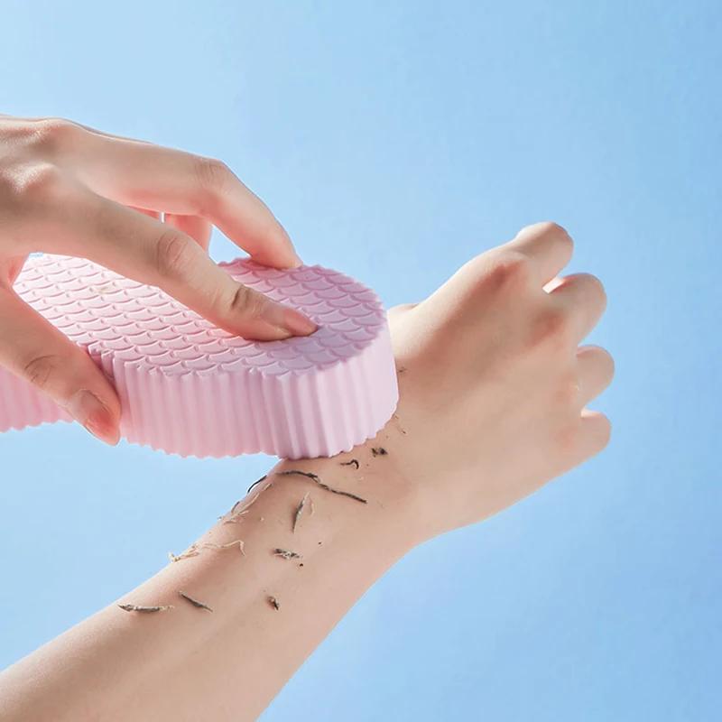Złuszczająca gąbka do kąpieli do mycia ciała, usuwania martwego naskórka, masażu, czyszczenia, szczotka do prysznica do peelingu, magiczna gąbka