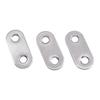 10Pcs Stainless-Steel 37/47/56x16mm Flat Corner Brackets Mending Repairing Plate Connection Plate Furniture Hardware Repair Tool