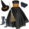 Doll Clothes Deluxe Fashion Pack Tea TIME Black & RED Classic Set for 11.5” Doll
