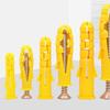 50-Set Plastic Expansion Anchors with Self-Tapping Screws