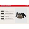BOOIU Adjustable Tactical Helmet Guide OP Goggles Detachable FAST MICH Helmet Anti Fog and Anti Riot OP CS Protective Goggles