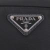 Great PRADA Sling bag Triangle Logo Triangle Plate Waist Pouch Shoulder Bag Used