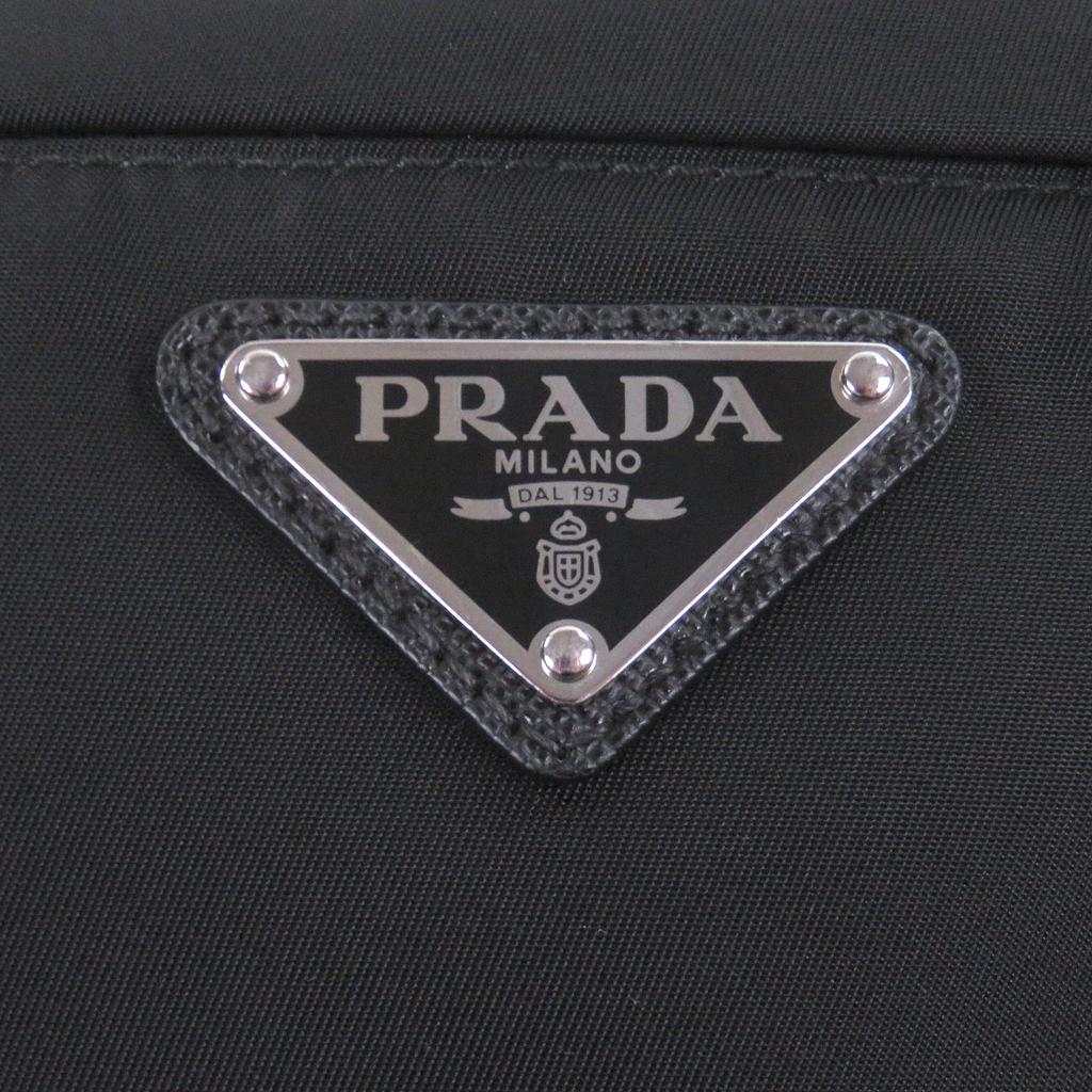 Great PRADA Sling bag Triangle Logo Triangle Plate Waist Pouch Shoulder Bag Used