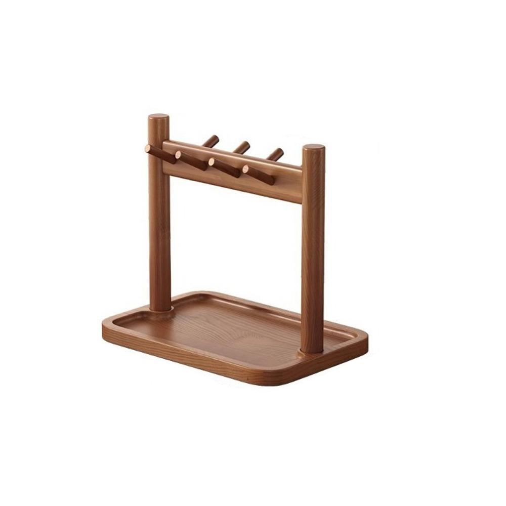 

Large Capacity Wooden Storage Rack Decorative Waterproof Jewelry Display Rack Moisture-proof Space Saving