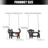 Unique and Expressive Pet Lover Necklace Highlighting Black Puss Fish Dog Bone Detail Alloy Fashionable Neck Chain