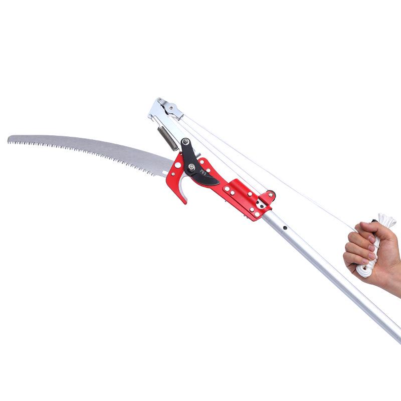 Taiwan Qingteng Holz Einziehbare Höhen-Astschere mit arbeitssparendem Flaschenzugsystem