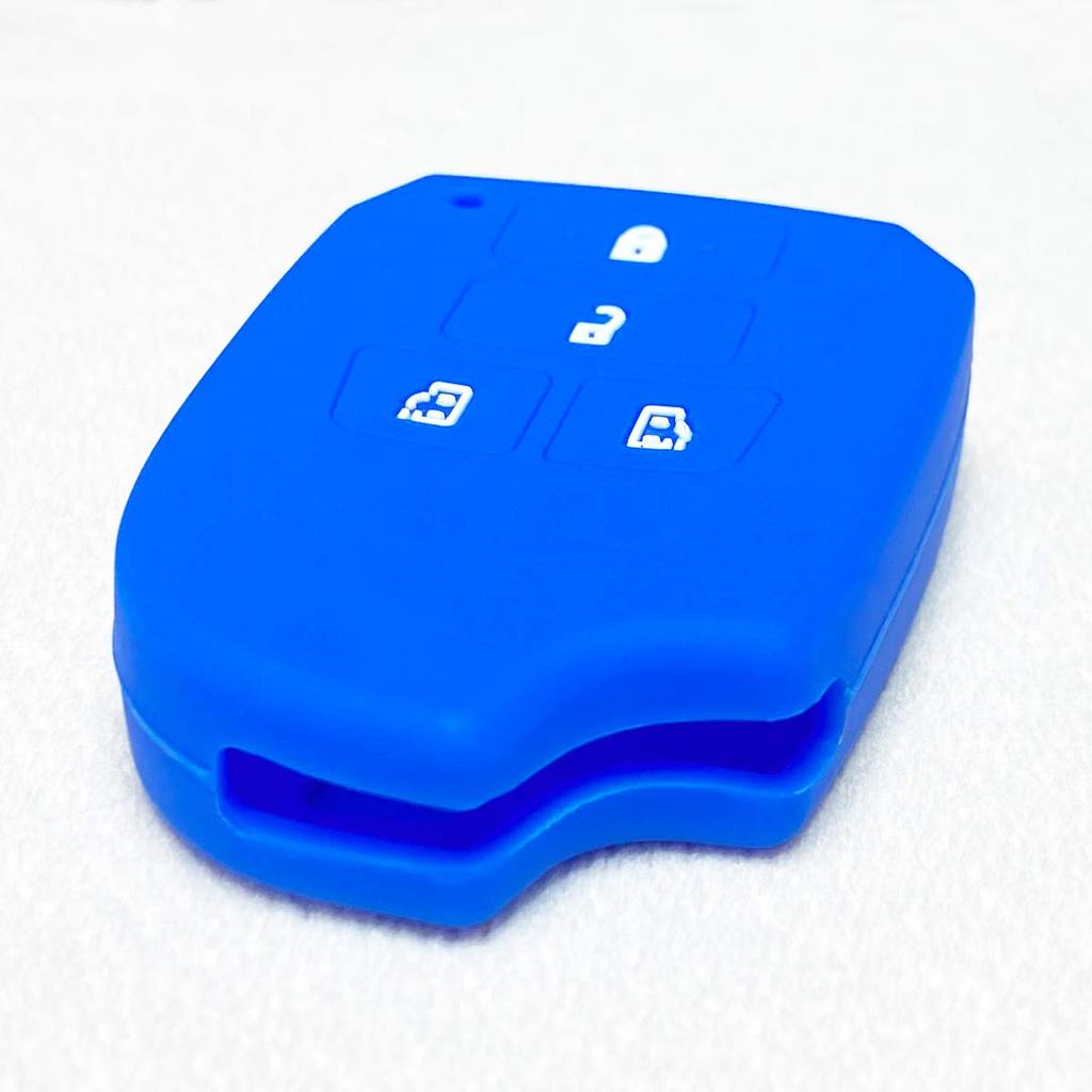 IKT Smart Key Silicone Cover for Toyota Cars, 4 Buttons, Blue/Hiace 200 Series 4