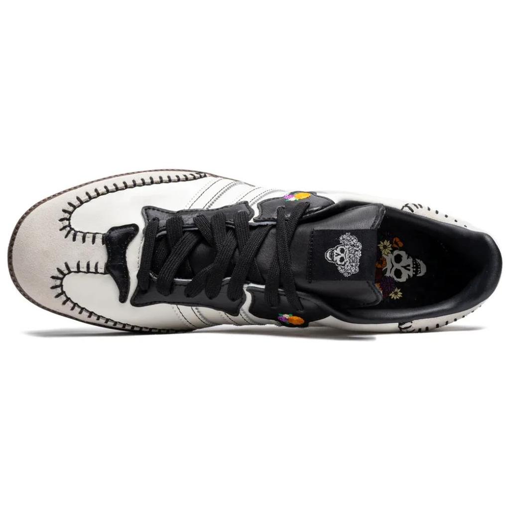 adidas Samba OG Πακέτο Día de Muertos - Λευκά Αθλητικά Παπούτσια Unisex Κρεμ Core-Μαύρο Πλήρωμα-Πορτοκαλί JI3931