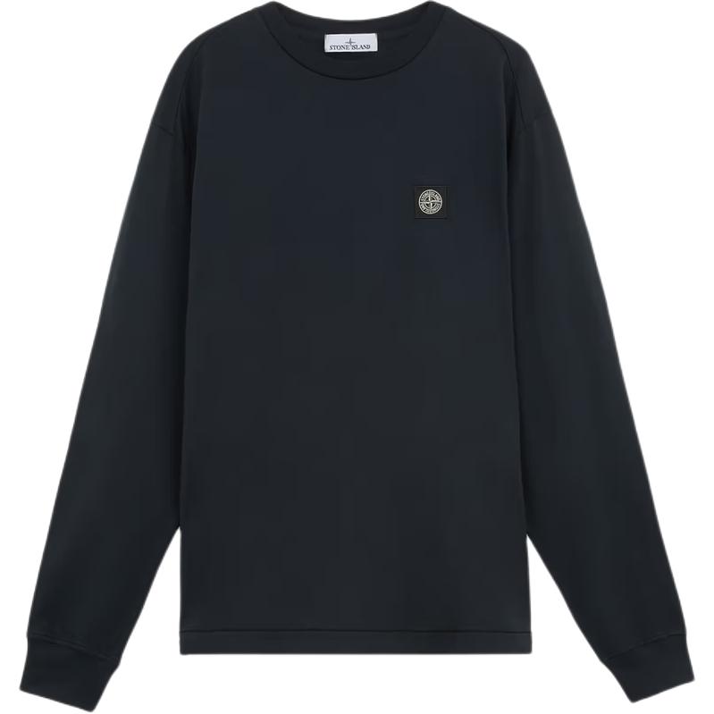 

Stone Island Logo Slim Fit Long Sleeve T-Shirt Men Tops Navy-Blue K2S152100028S0013-V0020 XL