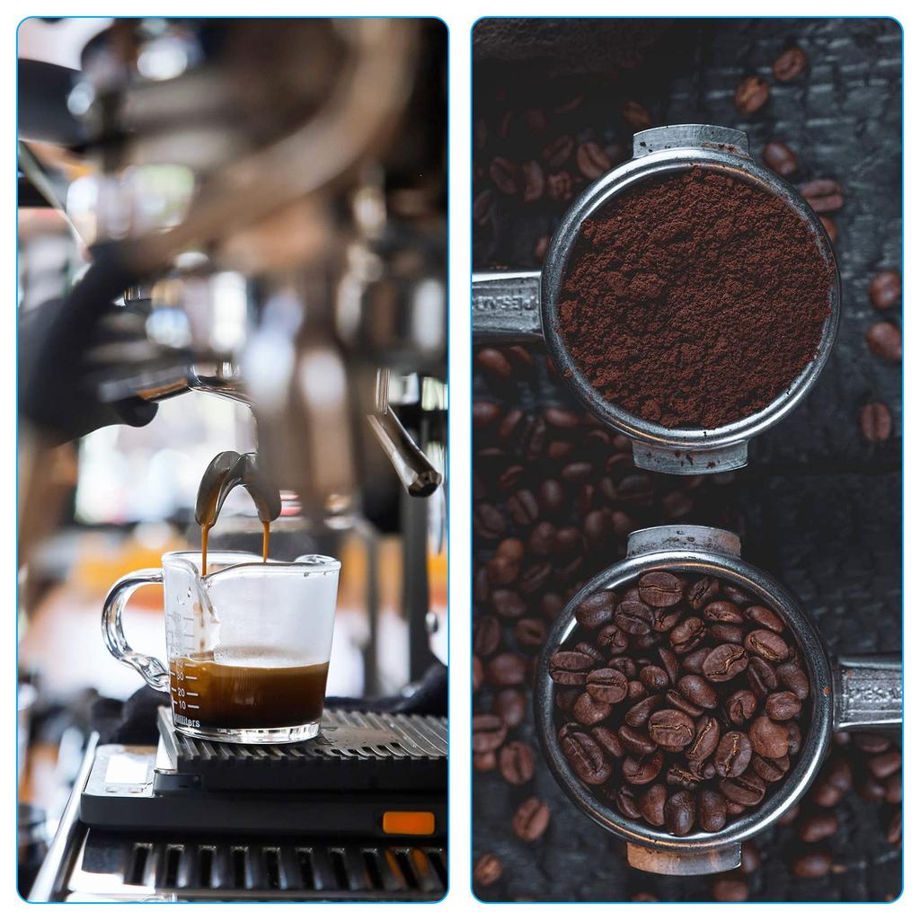 PATIKIL Coffee Espresso Brush, Double Head Coffee Grinder Brush Cleaner, Coffee Cleaning Tool, Yellow