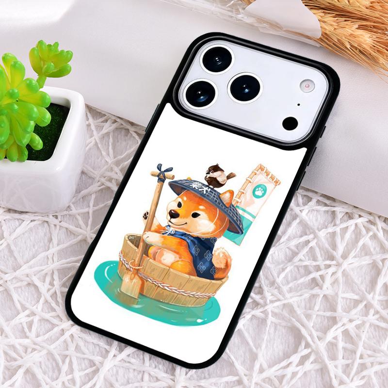 Animal Shiba Inu Phone Case for iPhone 17 Air 16 15 11 12 14 13 Pro Max Shockproof Cover