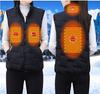 Plus Size Women's Smart Electric Heated Vest with USB Charging - Winter