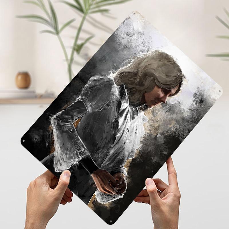

Aline Concept Art Printed Poster Customized Wall Art Retro Vintage Metal Tin Signs for Aesthetic Room Decor Men Bar Accessories 7.9x11.8In(20x30cm)