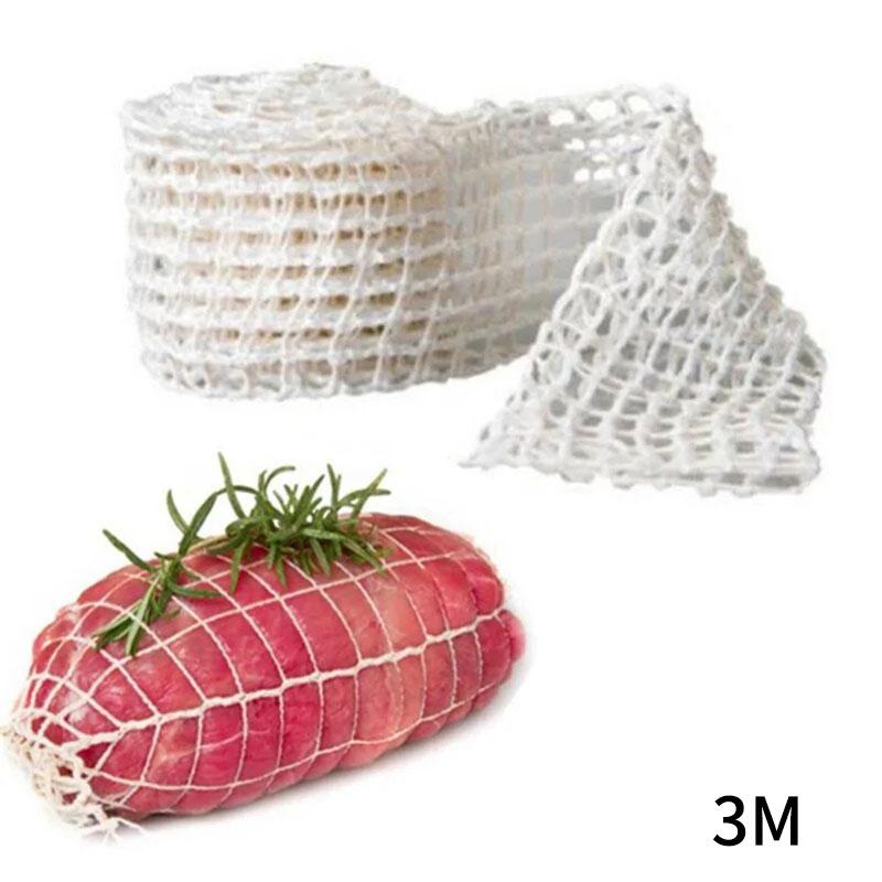 

3/5/10/50m Cotton Meat Net, Ham Sausage Net,slaughter Rope Sausage Roll, Meat Cooking Tool, Hot Dog Sausage Sausage Casing Packa