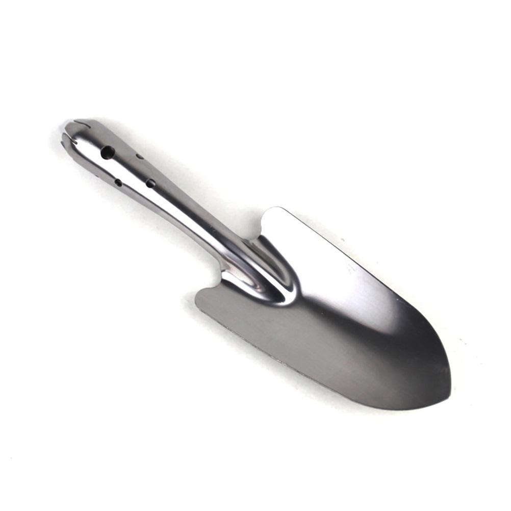 Садовая ручная лопата из нержавеющей стали, бытовая глиняная лопата, садовая лопата, инструмент для копания и посадки серебряный