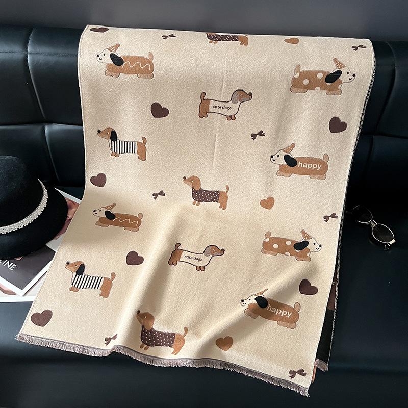 Luxury Women Colorful Bee Animals Pattern Shawl Pashmina Keep Warm Autumn Winter Scarf For Mujer Femme Stylish Accessory Bufanda