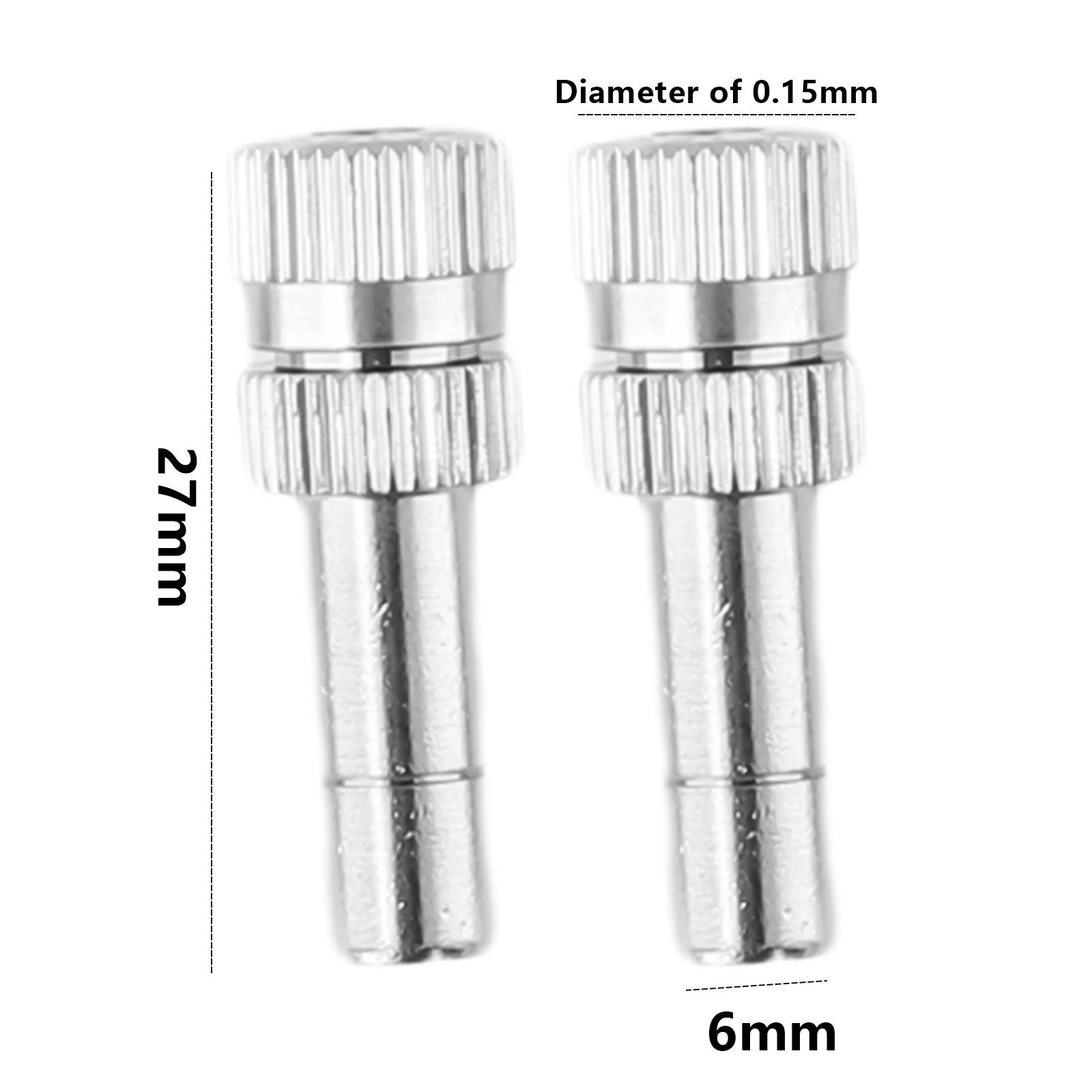 

10Pcs 6mm Misting Nozzle Fast Connect Mist Fog Sprayer Spray Nozzles Gardening For Home Gardens Patios Patios Garden Supplies