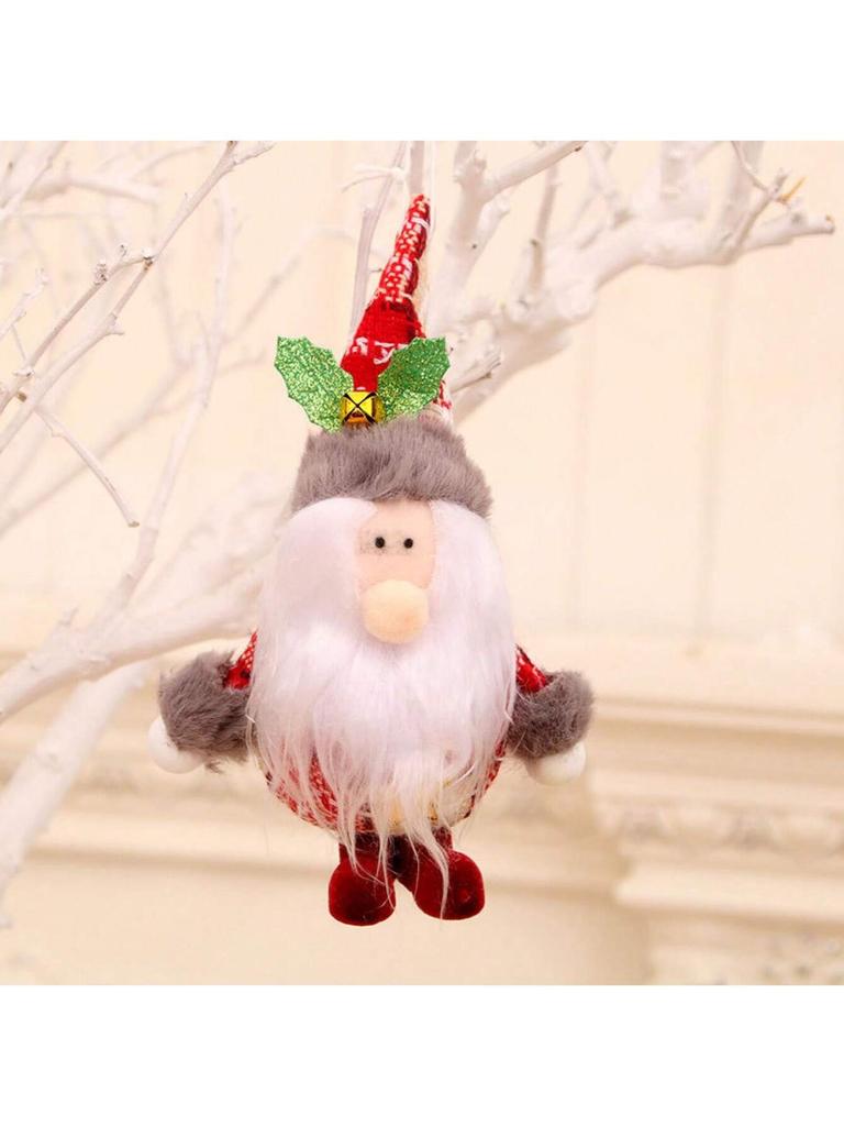 1pc Stand Santa Claus Snowman Elk Bear Doll Pendants Christmas Tree Decorations Children's Gifts New Year Christmas Decorations