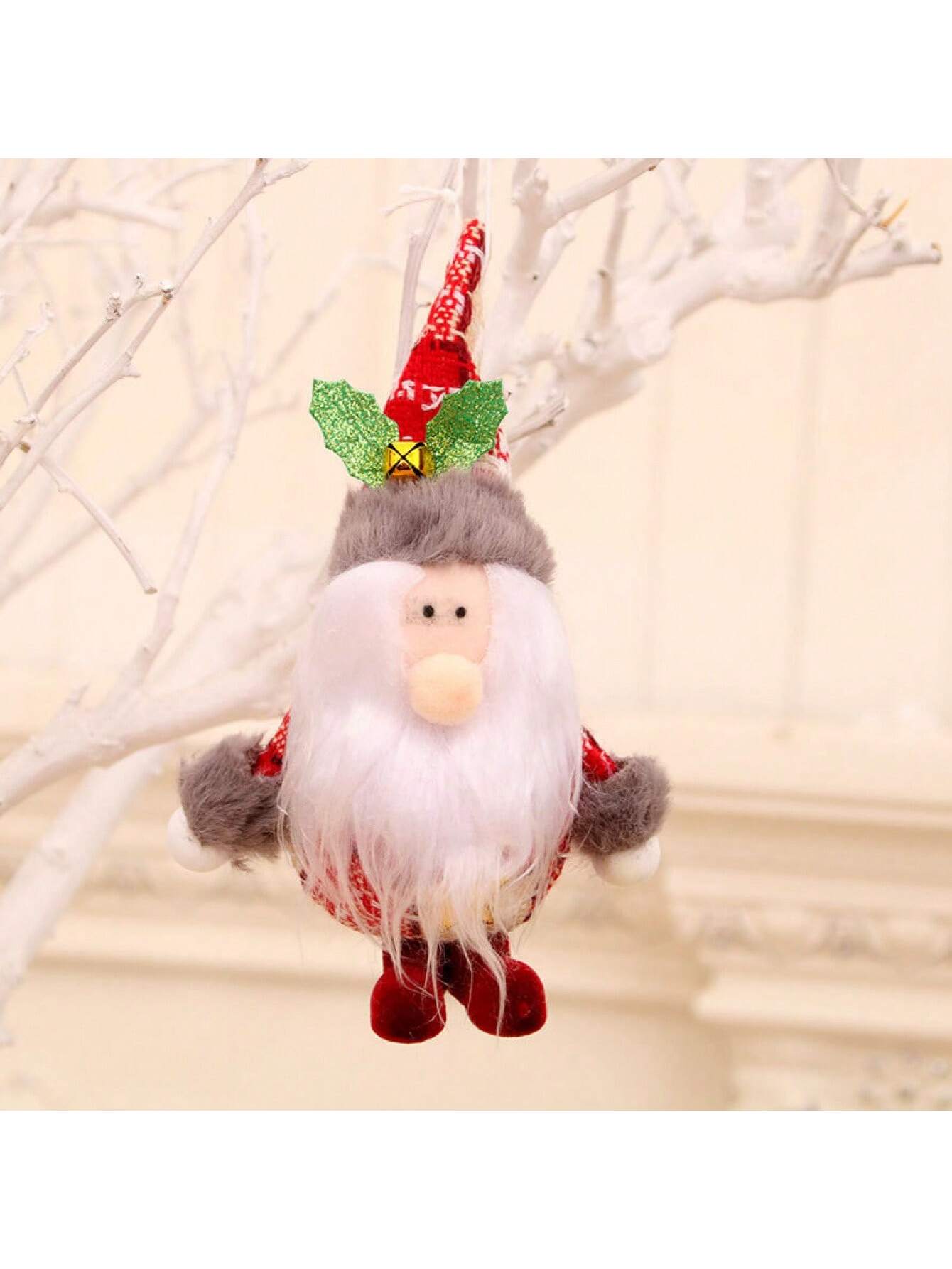 

1pc Stand Santa Claus Snowman Elk Bear Doll Pendants Christmas Tree Decorations Children s Gifts New Year Christmas Decorations